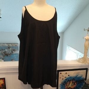Black Sleeveless Women's Top